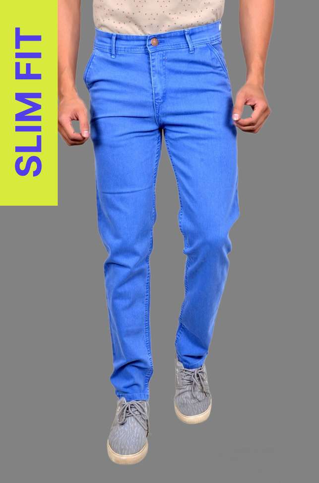 Agrayyana Men Light Blue Jeans – 76% OFF, Slim Fit Denim at ₹475