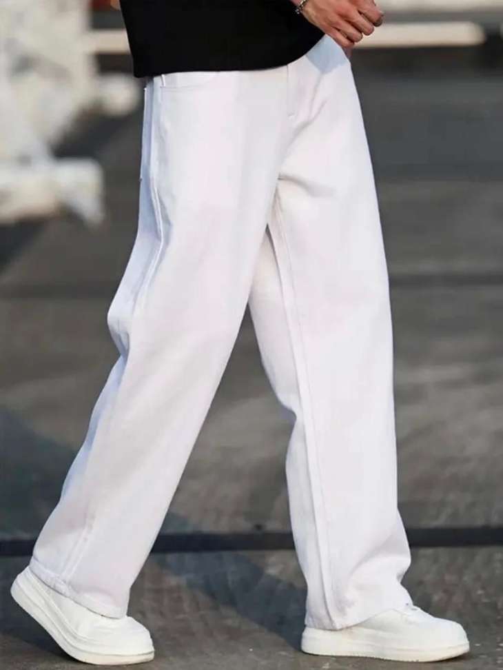 Shopsy Dashing Fit Men White Jeans - Image 4
