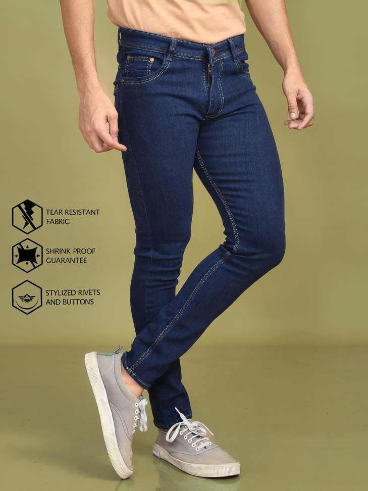 Lzard Slim Men Multicolor Jeans