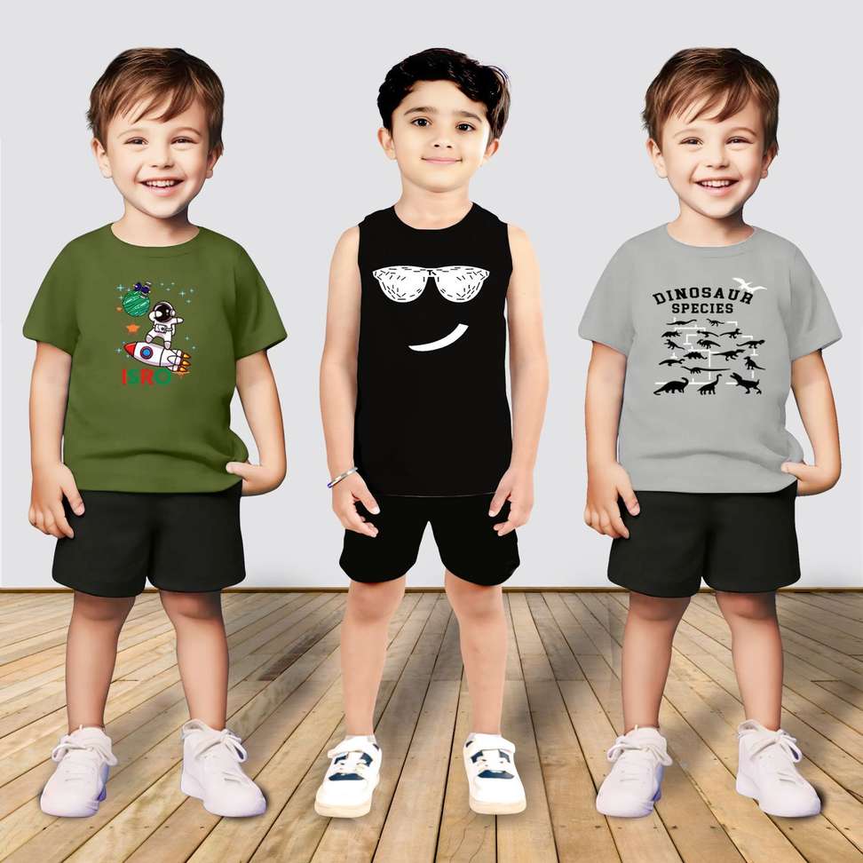 Mgrs Baby Boys Girls Casual T Shirt Shorts