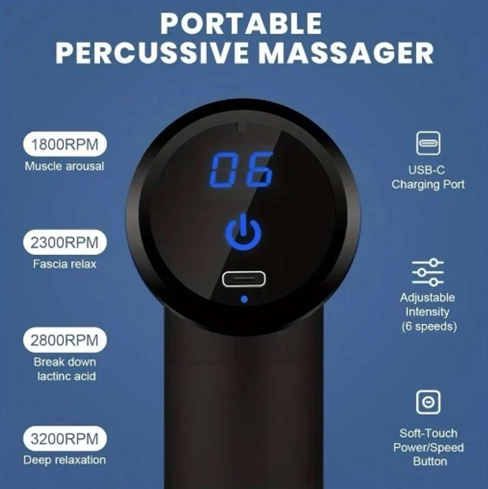 mahitek ABCDMASSAGERGUNB Massager - Image 5