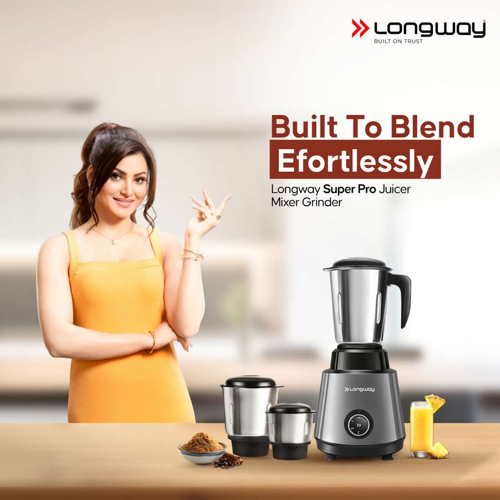 Shopsy Longway Roto Max 1100W Dry Iron & 500W Mixer Grinder Combo - Image 3