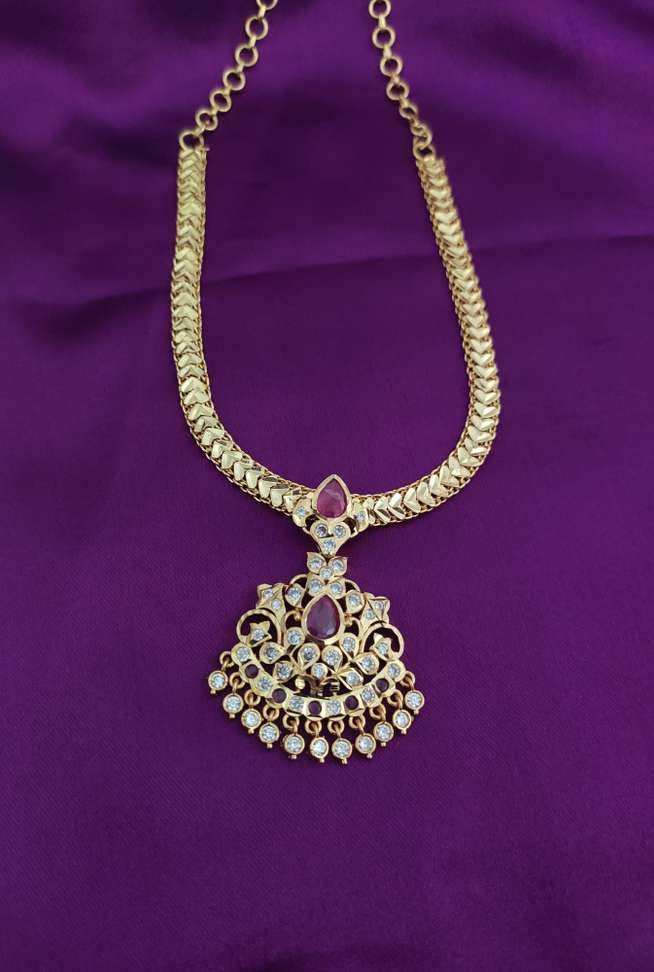 Hanaa AD CZ Stone Panjaloga 5 Metal Impon 5 Pon Jewellery Attigai ...