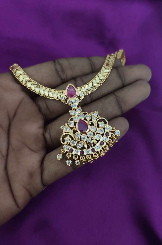 Hanaa AD CZ Stone Panjaloga 5 Metal Impon 5 Pon Jewellery Attigai ...