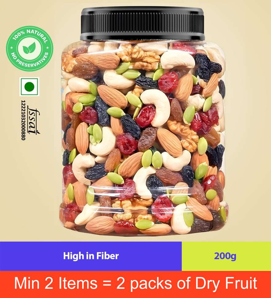 Shopsy Nature Aahar Mix Dry Fruit 200gm - Image 2