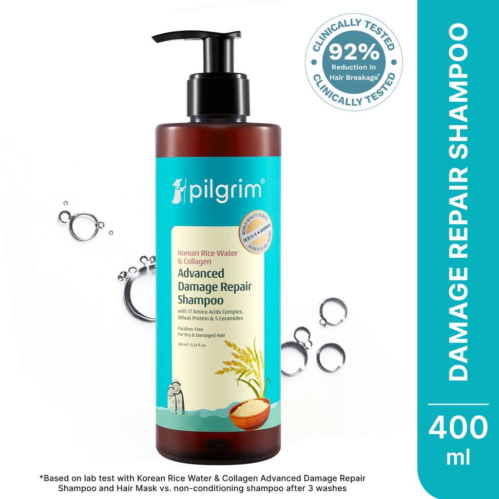 Shopsy Pilgrim Korean Rice Water & Collagen Shampoo 200ml - Image 2