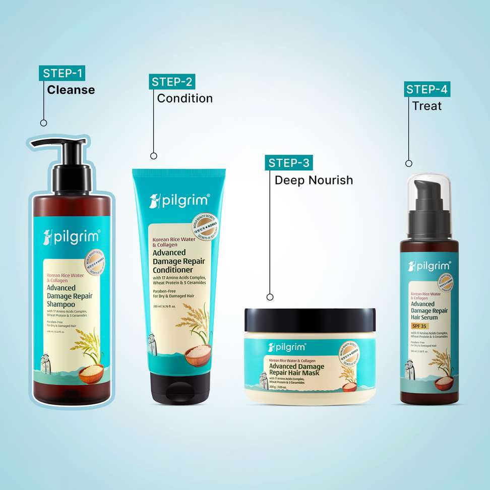 Shopsy Pilgrim Korean Rice Water & Collagen Shampoo 200ml - Image 6