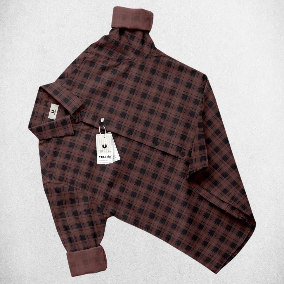 Vdlooks Men Checkered Casual Brown Shirt – 80% OFF Price Drop Review