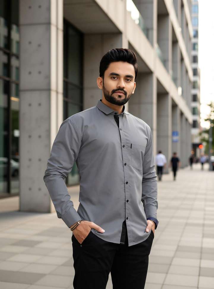 Usona Men Solid Casual Grey Shirt – 81% OFF Review & Lowest Price Deal