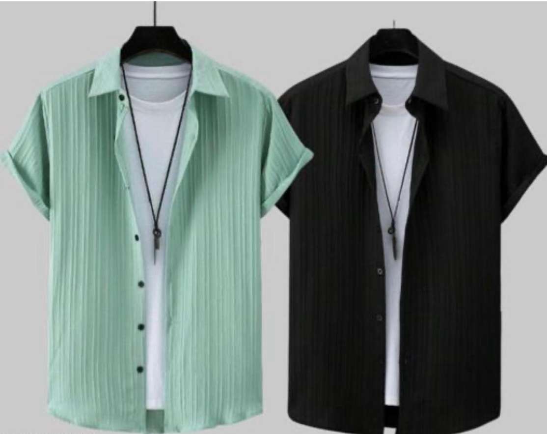 Vrlooks Men Self‑Design Casual Dark Green‑Black Shirt – 65% OFF Review & Price Drop
