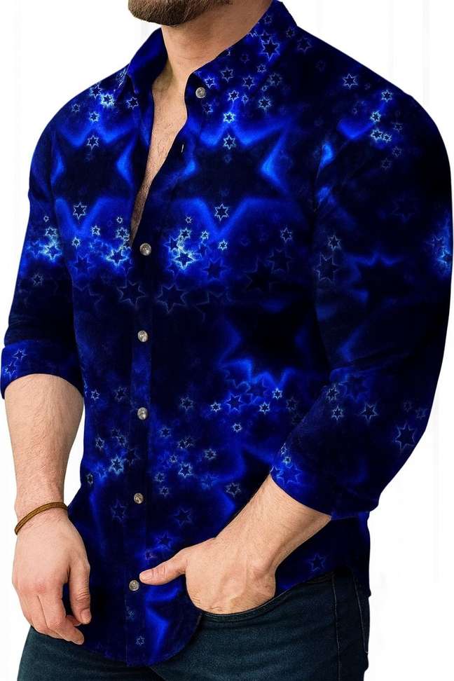 Jaitrafab Men Printed Casual Multicolor Shirt
