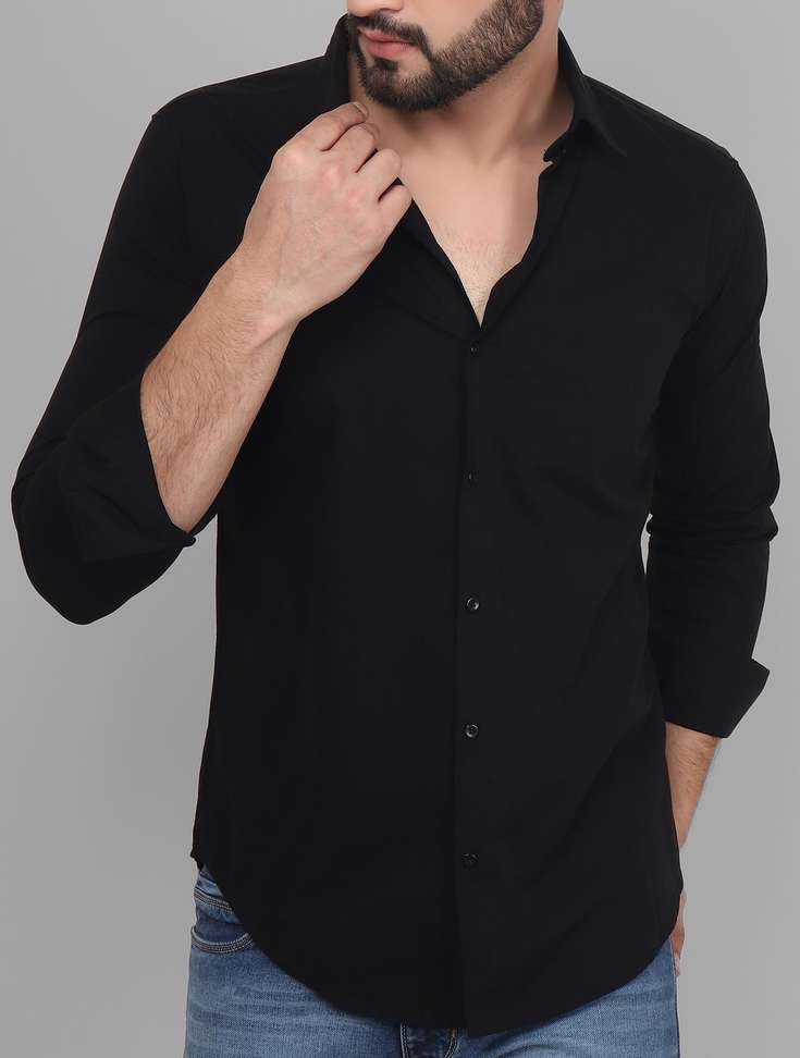 Trybuy Men Solid Casual Black Shirt – 87% OFF Price Drop Review