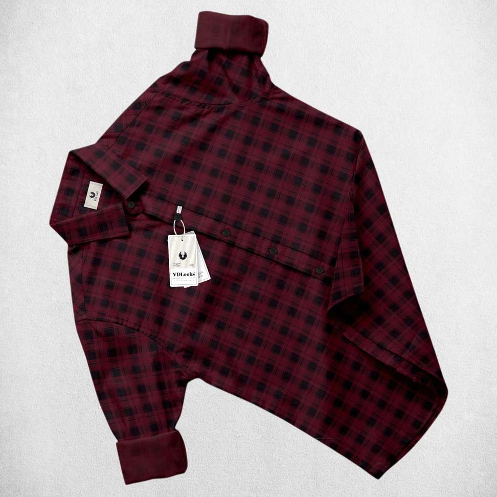 Vdlooks Men Checkered Casual Grey Shirt – 80% OFF Limited Deal