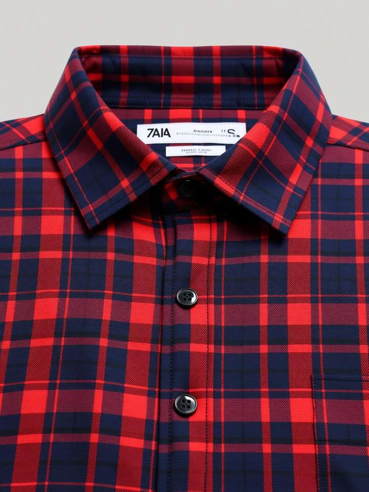 Shopsy Mark Leurent Men Checkered Casual White Shirt - Image 6