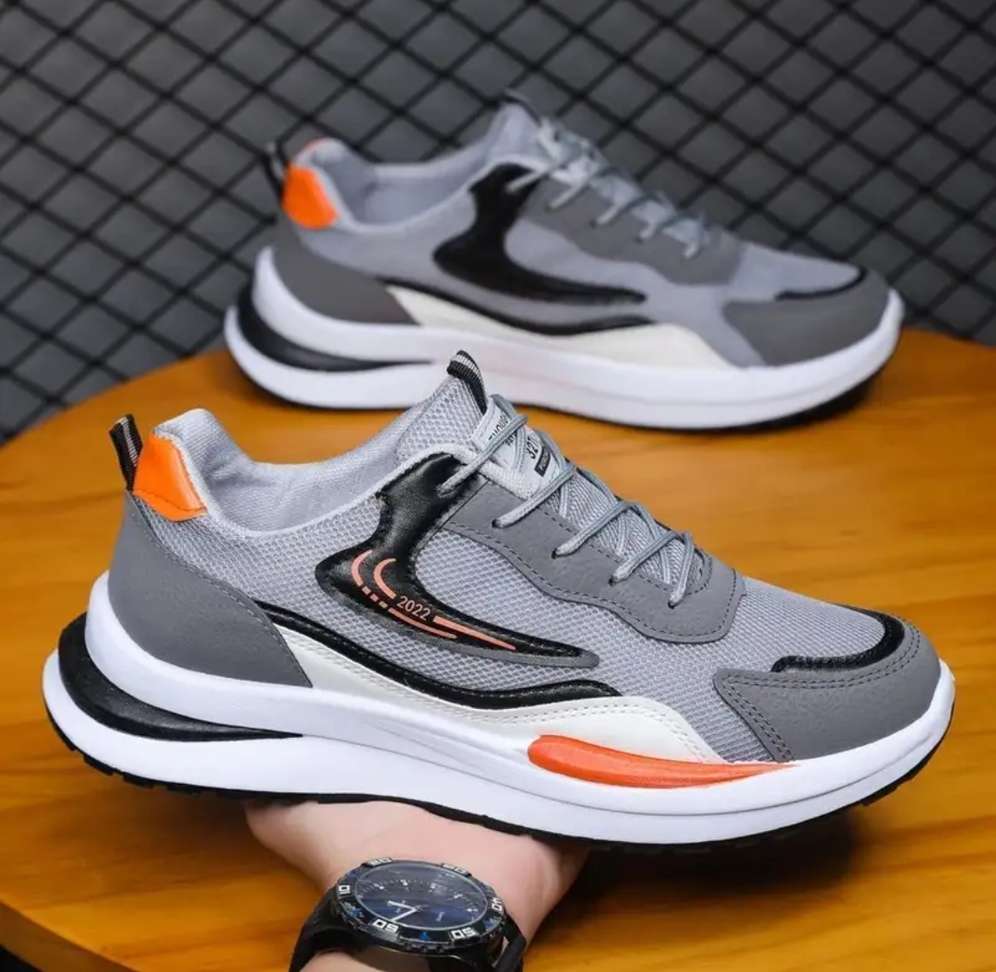 Sender Stylish Lace‑Up Sneakers – Comfortable Casual Running Shoes – 61% OFF