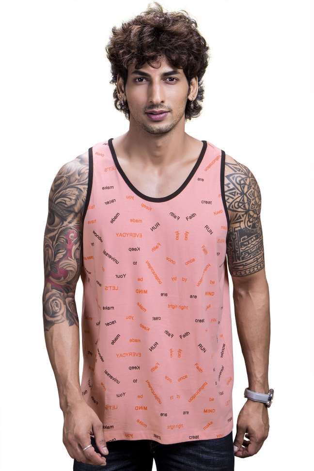 I D Typography Men Multicolor T‑Shirt – 81% OFF, Pure Cotton, Buy Now