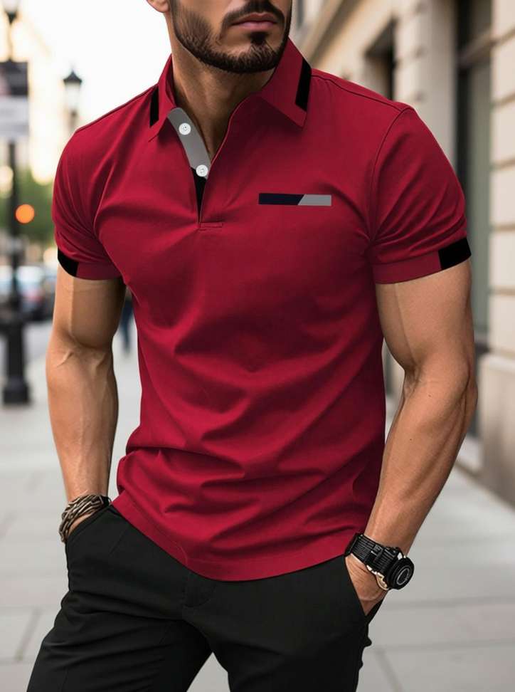 Md Mathra Dass Solid Men Maroon T‑Shirt – 70% OFF, Only ₹290 at ExampleShop.com