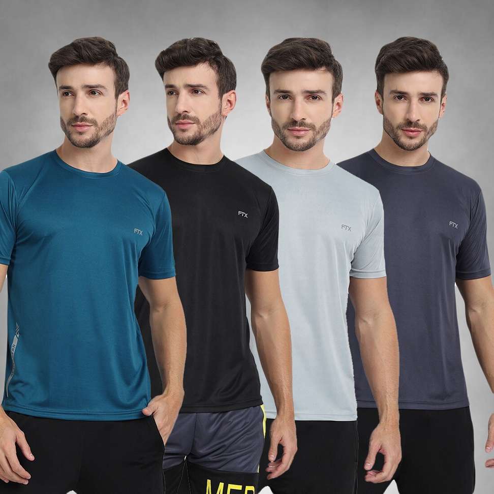 FTX Solid Men Multicolor T‑Shirt Pack of 4 – 75% OFF Review & Price Drop