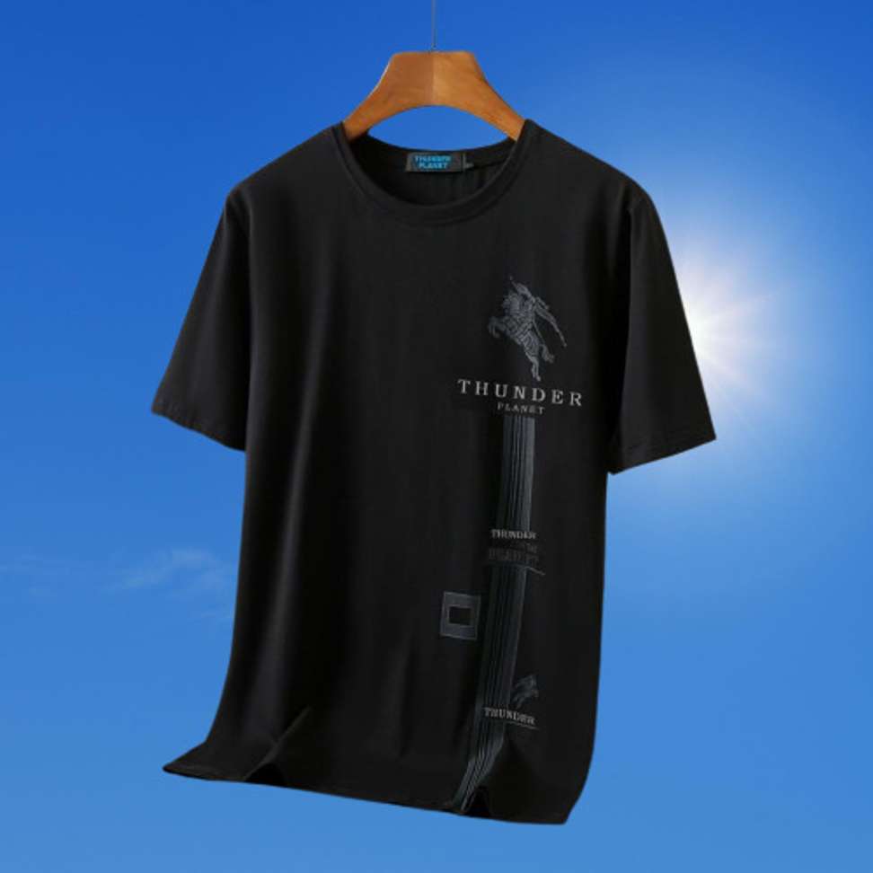 Thunder Planet Printed Men Black T‑Shirt – 80% Off, Only ₹117 – Best Deal 2026