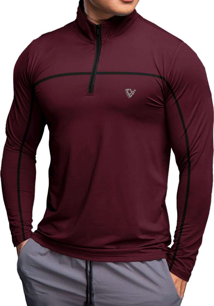 Eyebogler Men's Maroon Printed T‑Shirt – 79% Off, Lowest Price ₹270
