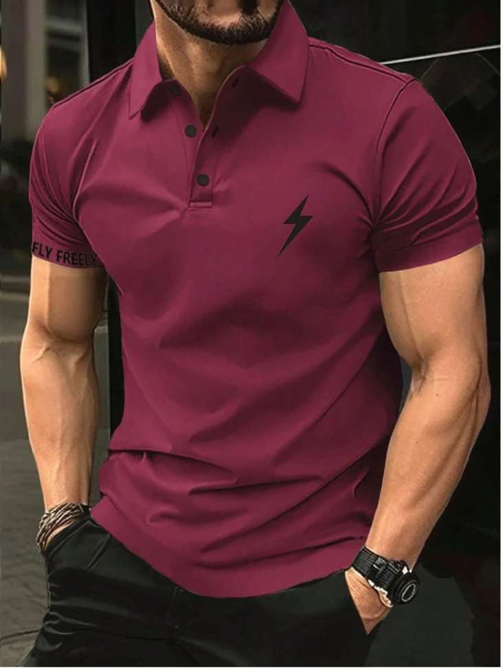 Krstitch Striped Men Purple T‑Shirt – 74% Off Review, Lowest Price in India