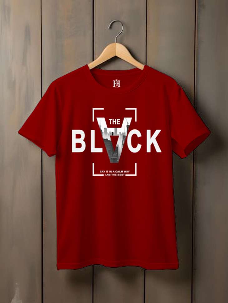 75% OFF Hiphopfashion Printed Men’s Red T‑Shirt – Lowest Price Deal 2026