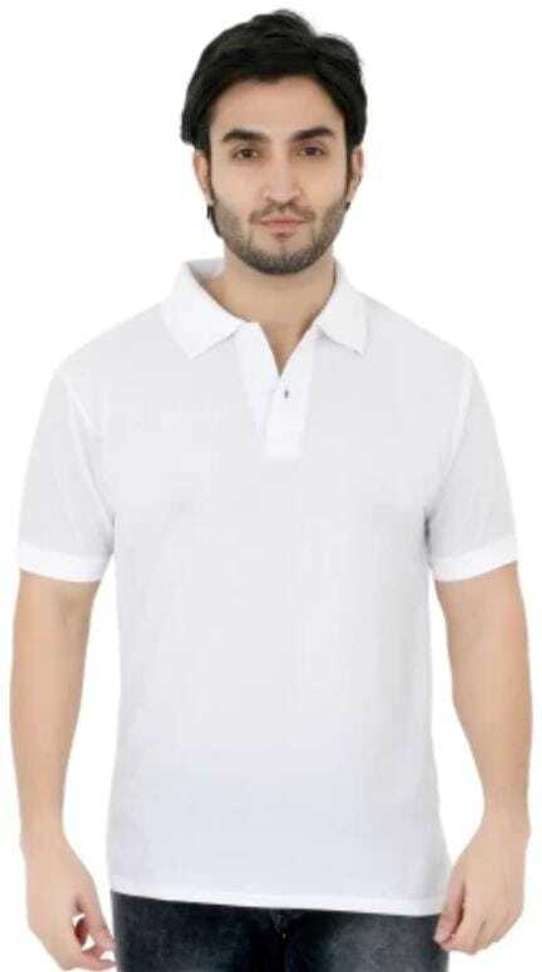 Thunder Planet Solid Men White T Shirt