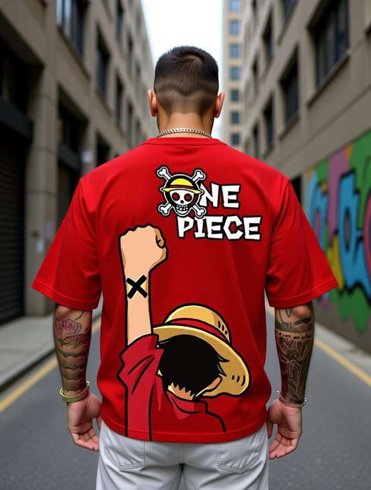 Manly Tees Printed Men Red T Shirt