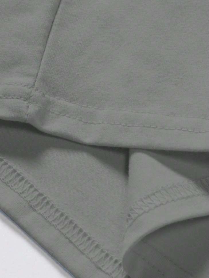 Shopsy MD by Mathra Dass Solid Men Grey T-Shirt - Image 7
