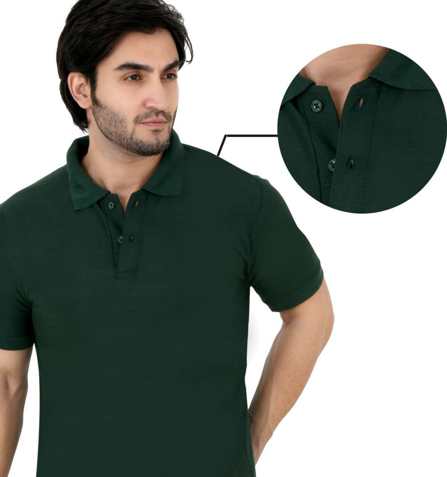 Keoti Printed Men Dark Green T Shirt