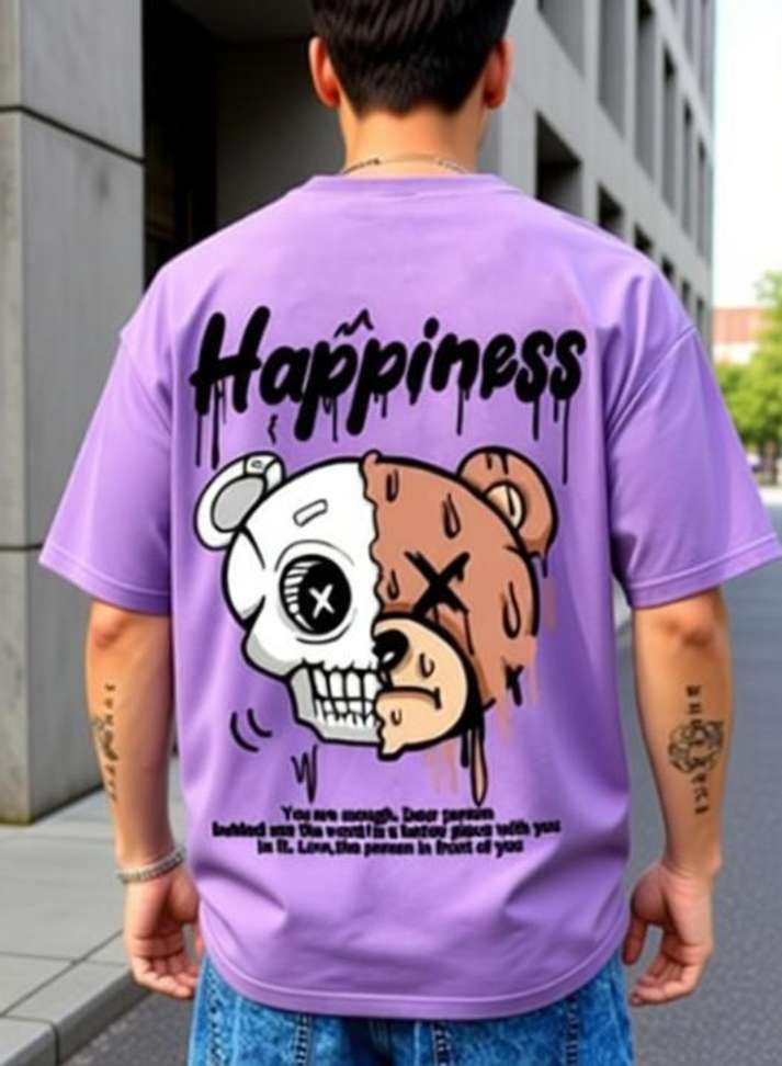 Mccarthy Printed Men Purple T Shirt