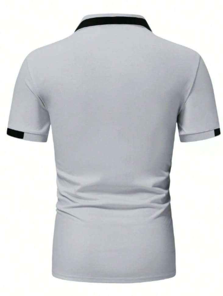 Shopsy MD by Mathra Dass Solid Men Grey T-Shirt - Image 6