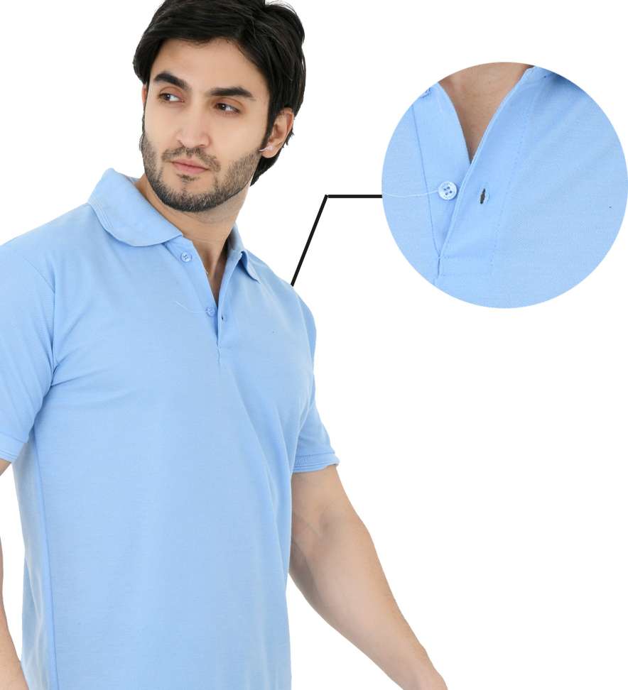 Keoti Light Blue Polo T‑Shirt – 62% OFF, Best Price Today
