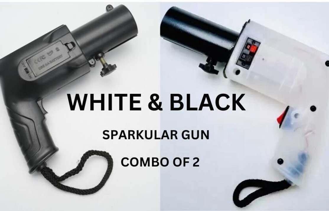 Living well Sparkler Payro Gun For Sparkular Cold Pyro MULTI LED (COMBO ...