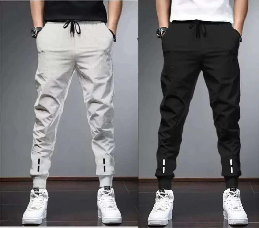 Rusksun Men’s Black‑Grey Track Pants – 84% OFF, Only ₹151 (2‑Pack)