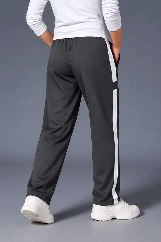 Shopsy MSREALSON Striped Men Black, Grey Track Pants - Image 5