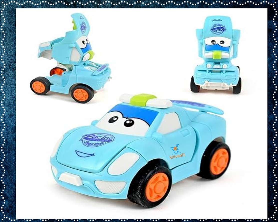 Ya Qi Li Transform Robot Car for Kids,Action 2 in 1 Robot Car Toy Mini ...