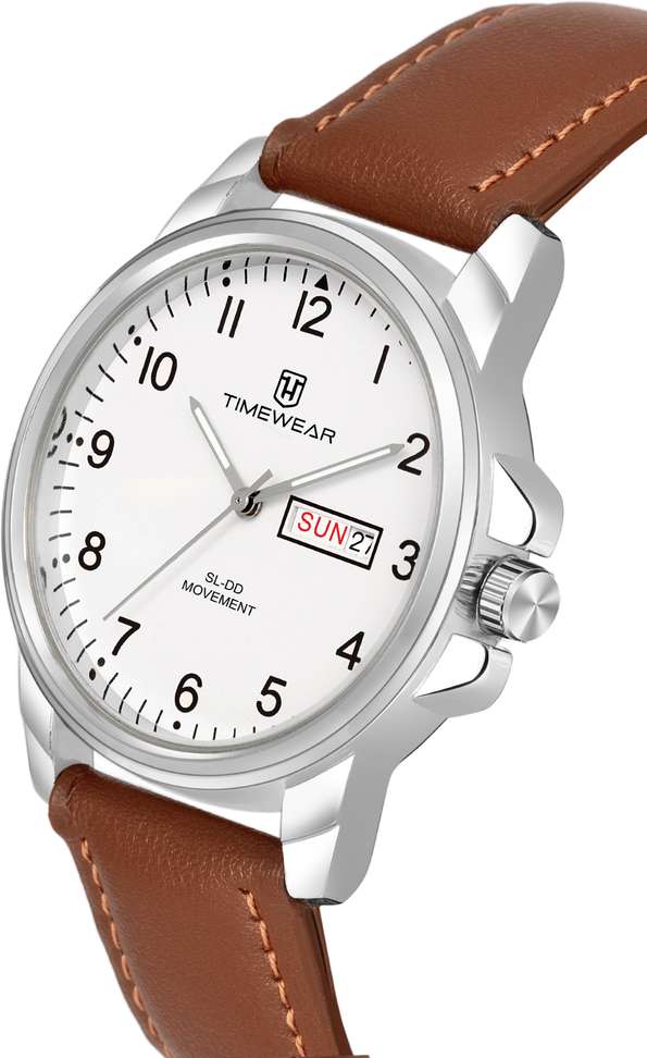 Timeware Watch TIMEWEAR 305WDTG-S Formal Day Date functioning Number Dial Watch ...