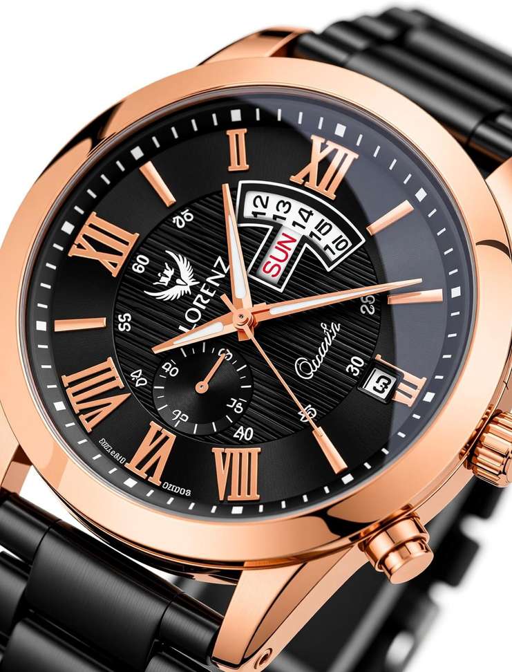 Shopsy Lorenz MK-4042R Men's Analog Day Date Watch - Image 5