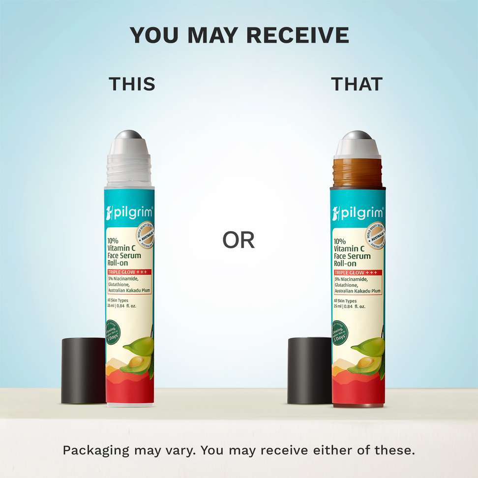Shopsy Pilgrim 10% Vitamin C Face Serum Skin Brightening Roll On - Image 3