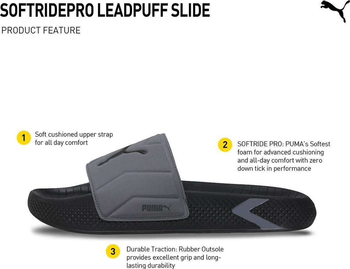 Shopsy PUMA Men SoftridePro Leadpuff Flip Flops - Image 8