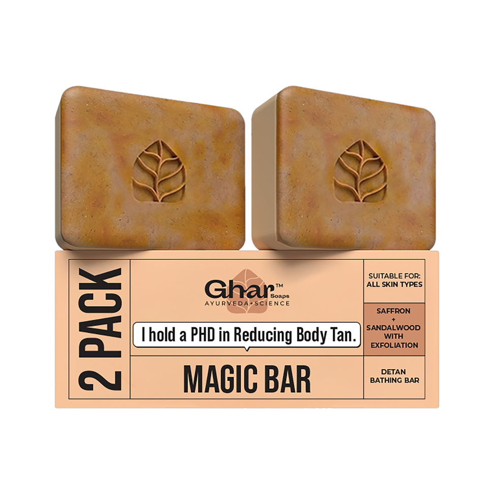 Shopsy Ghar Soaps Sandal Wood And Saffron Soap - Image 2