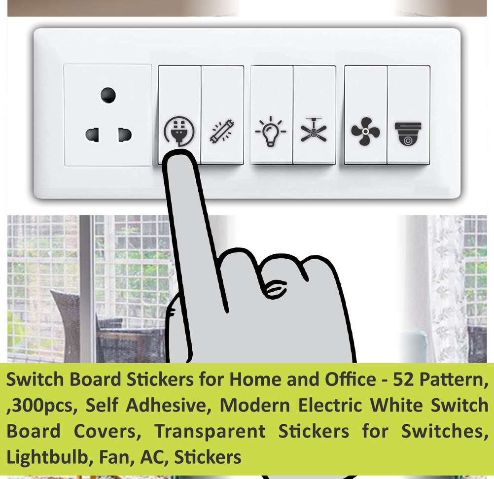 Shopsy Raimo 1.5 cm Switch Sticker for Electric Board Appliances - Image 4