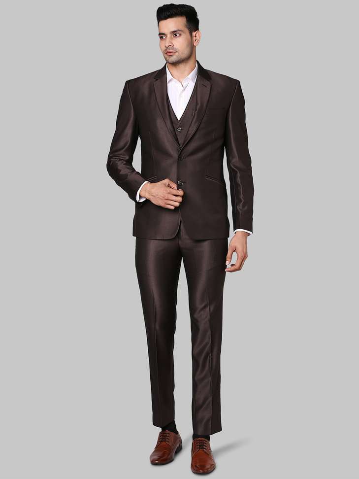 Park Avenue 2 Pc Suit Self Design Men