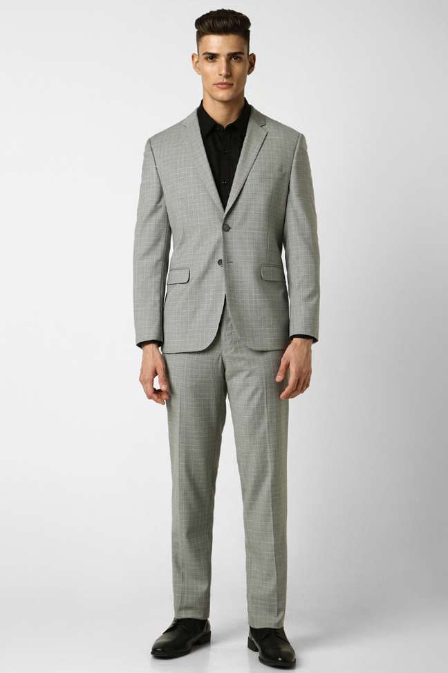 Van Heusen Suit Checkered Men