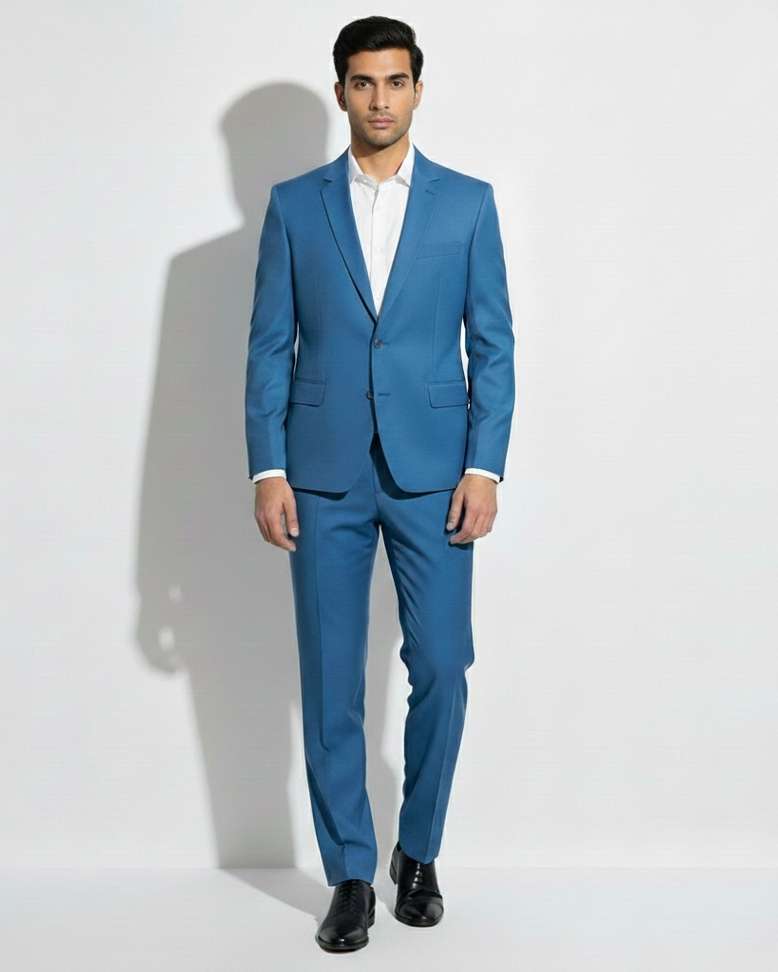 Z Serimeni Suit R Fit Solid Men