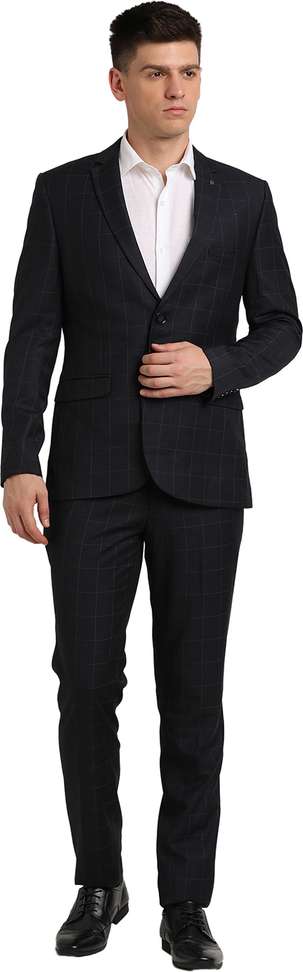 Turtle 2 Piece Suit Checkered Men