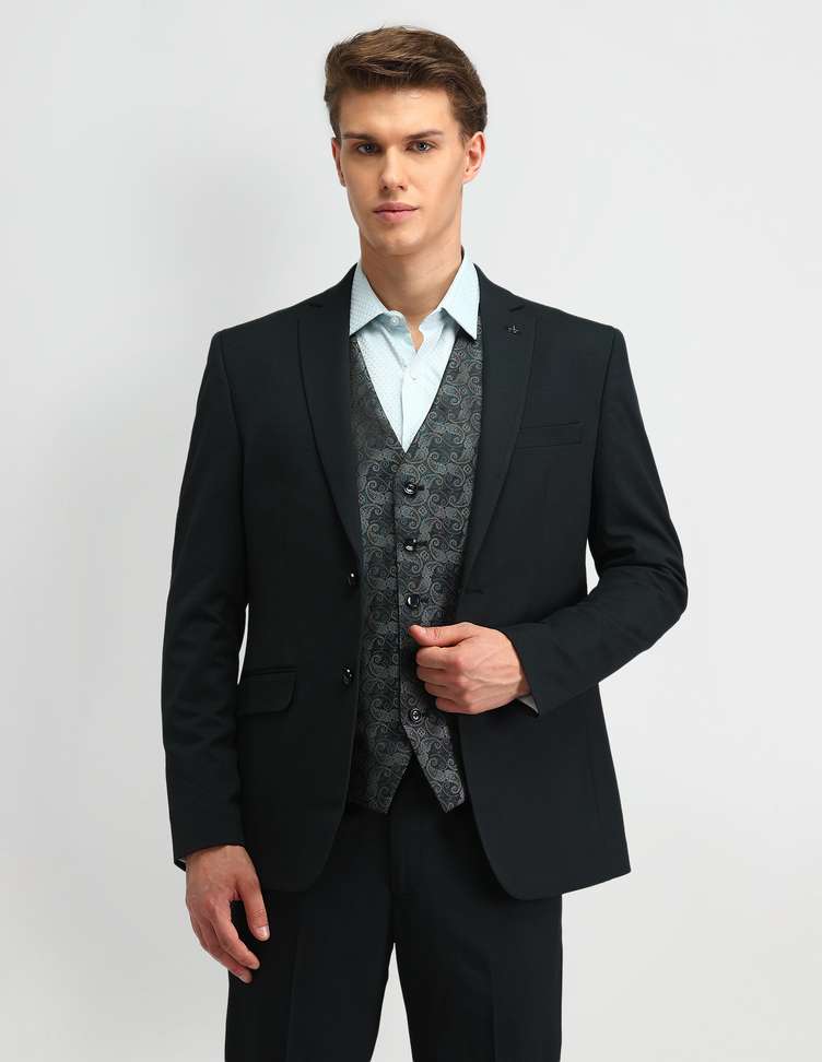 Arrow 3 Piece Self Design Men Suit