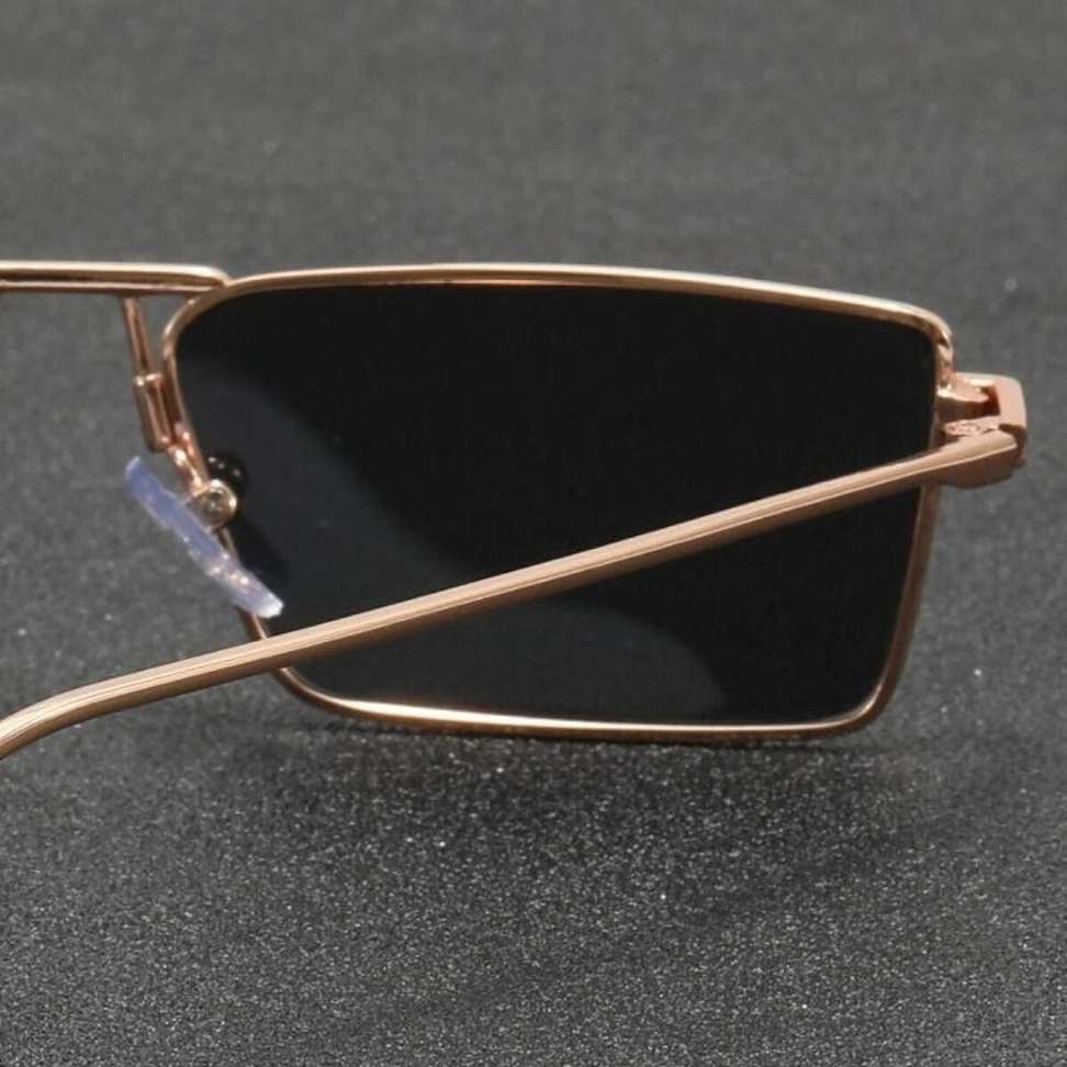 Shopsy house of common Retro Square Sunglasses Black - Image 6