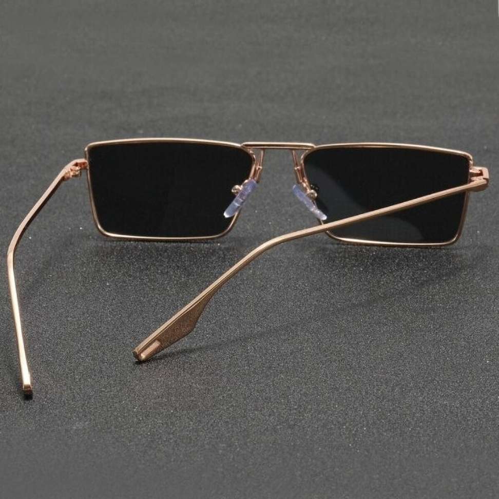 Shopsy house of common Retro Square Sunglasses Black - Image 5
